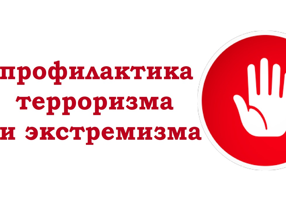 Профилактика экстремизма и терроризма.